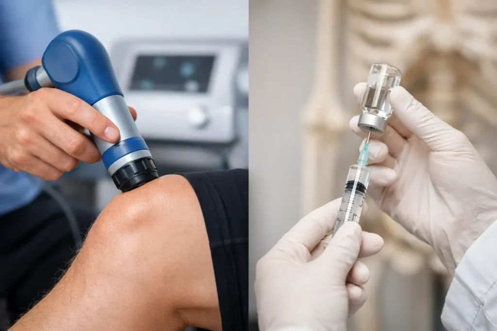 Shockwave Therapy Versus Cortisone: Which Helps?